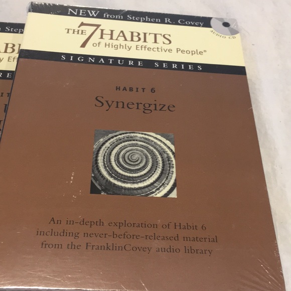 Stephen R Covey 7 Habits of Highly effective People Audio CDs Habits 4-5 & 6 NEW - Picture 3 of 9